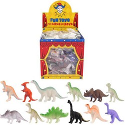 84 Stuks - Uitdeelcadeautjes - Mix Grabbelton Dinosaurussen - In Traktatiebox - Uitdeel - Traktatie voor kinderen - Jongens