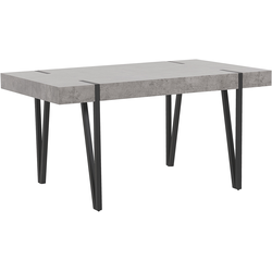 Beliani ADENA - Eettafel-Grijs-MDF