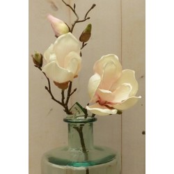 Künstlicher Magnolienzweig klein mit Seitenzweigen rosa - Warentuin Mix