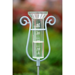 Regenmeter incl. koppelbare aluminium steel 110cm-40ml