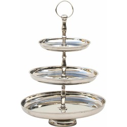 Etagere - 3 laagsAƒÆ’A†aE™AƒA¢A¢aEsA¬A…A¡AƒÆ’A¢a‚¬A¡AƒaEs - rvs - H38 x D15/20/25 cm - Etageres