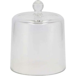 DK Design Decoratie stolp - transparant glas - D13 x H16 cm - cloche stolpen - Decoratieve stolpen