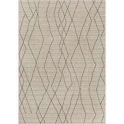 Berber Etnisch Tapijt - GRETA - Grijs/Beige 200x275 cm