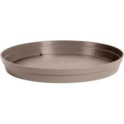 EDA Bloempot onderschaal Toscane - kunststof - taupe - D35 cm - Plantenpotten