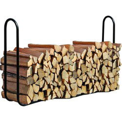 ShelterLogic® SL90451 Houtopslag buiten - Brandhoutrek 25x244x99 cm