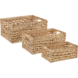 Beliani MINNOW - Mand-Natuurlijk-Waterhyacinth