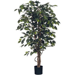 Ficus Kunstplant - H150 x Ø85 cm - Groen | NeverLeafs