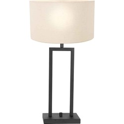 Steinhauer tafellamp Stang - zwart - metaal - 30 cm - E27 fitting - 8211ZW