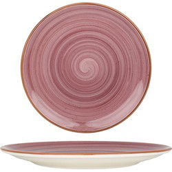 Bonna Dinerbord - Aura Blackberry - Porselein - 25 cm - set van 6