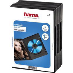Hama DVD Box Zwart 5Pak
