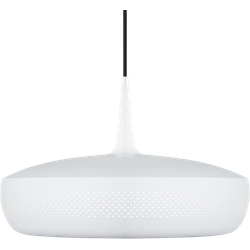 Clava Dine hanglamp matt white - met koordset zwart - Ø 43 cm