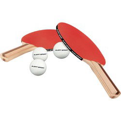 Alert Sport Tafeltennisset met 2 Batjes en 3 Ballen