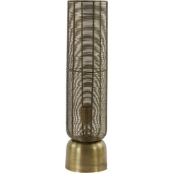 Light & Living - Tafellamp LEZUZA  - 15.5x15.5x60.5cm - Brons