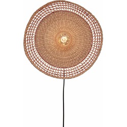 Wandlamp Pantanal - Zeegras/Rood - Ø45cm