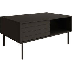 Meubella - Salontafel Cordoba - Zwart - 100 cm
