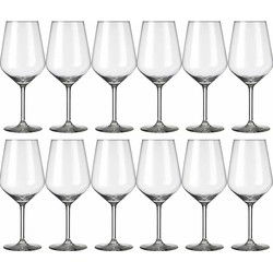 Royal Leerdam Wijnglazen Carre - 18x stuks - witte wijn - 370 ml - Wijnglazen