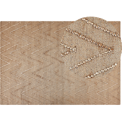 Beliani DADAY - Gevlochten-Beige-Jute