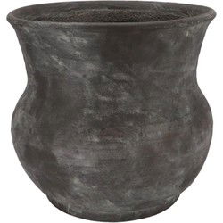 DK Design plantenpot - antraciet - voor kamerplant - 40 x 40 cm - Plantenpotten