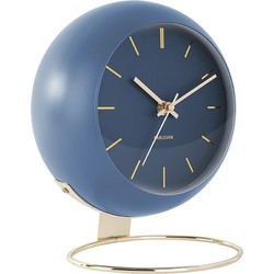 Tafelklok Globe - Donkerblauw - 21x24,5x14cm