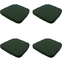 Madison -  Zitkussen Wicker Green canvas eco+ - Ca. 48x48 cm - Set van 4