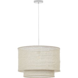 Kave Home - Lampenkap van beige linnen voor plafondlamp Mariela Ø 40 x 34 cm