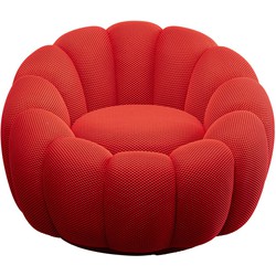 Draaifauteuil Peppo Bloom Red