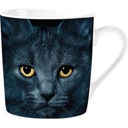 PLENTY GIFTS MOK ZWARTE KAT 240 ML 7,5X8,5 CM