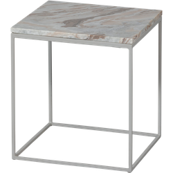 BePureHome Mellow Bijzettafel - Marmer - Mist - 45x40x40