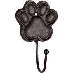 Clayre & Eef Wandhaak Pootafdruk 6x5x12 cm Bruin Metaal Kapstok