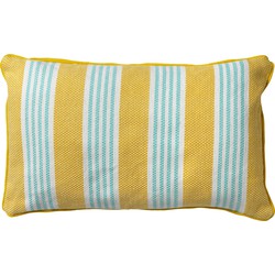 Dutch Decor STRIPES - Kussenhoes katoen 30x50 cm - Lemon - geel - streepjes - Dutch Decor