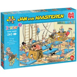 Jumbo Jumbo Jan van Haasteren Junior Puzzel Apenkooien - 240 stukjes