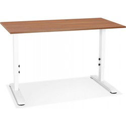 OSMOSE in hoogte verstelbaar bureau 140x80x67(86) cm Bruin
