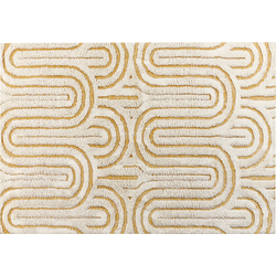 PERAI - Vloerkleed - Gebroken wit - 160 x 230 cm - Katoen