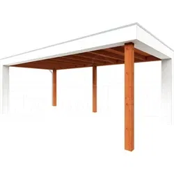 Trendhout douglas overkapping Verona links, 625 x 335 cm