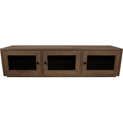 PTMD Oak TV cabinet Armarium Glay