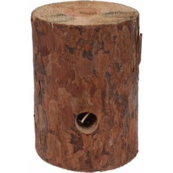 Zweedse boomstam houtblok fakkel - buiten - 20 cm - Tuinfakkels - Fakkels