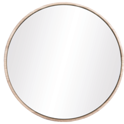 Look Mirror - Ronde wandspiegel - Whitewash - 22 cm