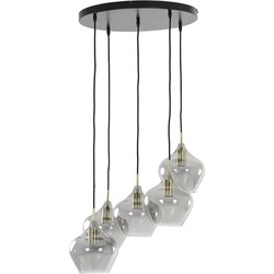 Light & Living - hanglamp - Rakel - brons - glas - design lamp - E27 - 2948927