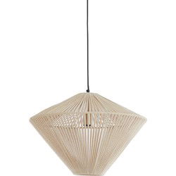 Light & Living - hanglamp - Felida - beige - katoen - Ø 53cm - E27 - 2973384