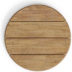 Kave Home - Rond tafelblad Saura van acaciahout met natuurlijke afwerking Ø55 cm FSC 100%