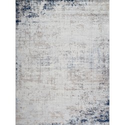 Modern Abstract Tapijt ALIX - Grijs/Blauw - 160x215 cm