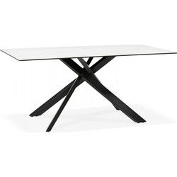 MARKINA eettafel 180x90x765 cm Wit