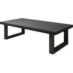 Meubella - Salontafel Vince - Zwart eiken - 130 cm