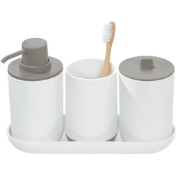 Set van 4 cade wastafelaccessoires