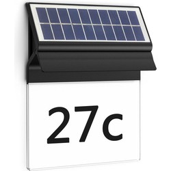 Enkara basic solar wall house number verlichting