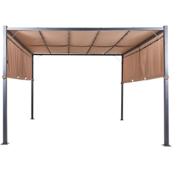 PARGA  - Tuinpaviljoen - Bruin - Polyester