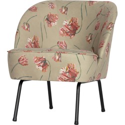 BePureHome Vogue Fauteuil - Velvet - Rococo Agave - 69x57x70