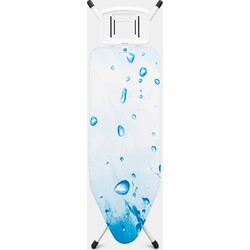 Strijkplank C, 124x45 cm, solide strijkerhouder - Ice Water
