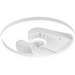 Borgholm Design ventilator wit d: 50cm dimbaar - Modern - Trio - 2 jaar garantie