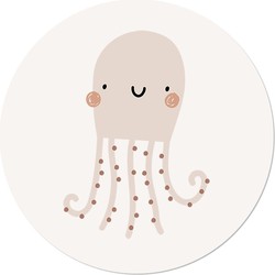 Muurcirkel Boho Octopus